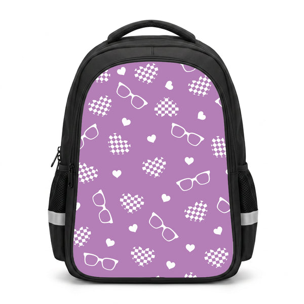 Retro Hearts n' Glasses Backpack Backpack