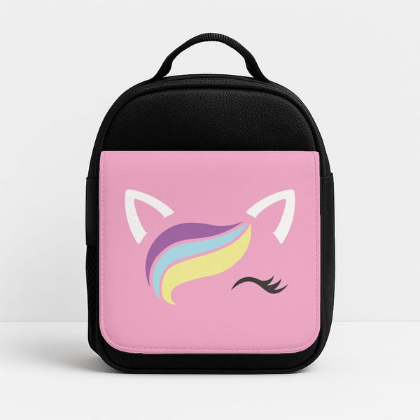 Unicorn Face Lunchbox - Black