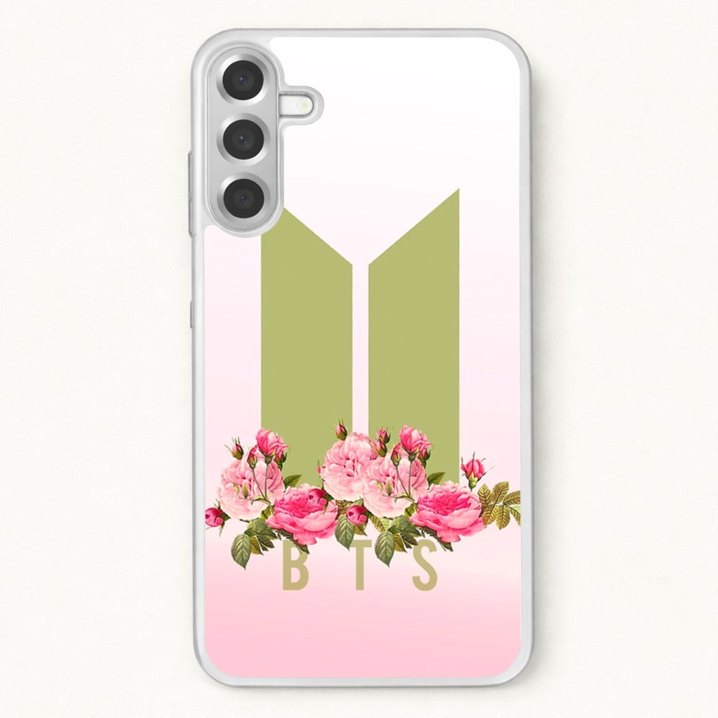 Pink Ombre K-Pop Band Logo Phone Case for Galaxy A17