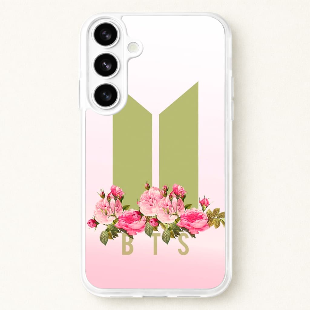 Pink Ombre K-Pop Band Logo Phone Case for Galaxy S26