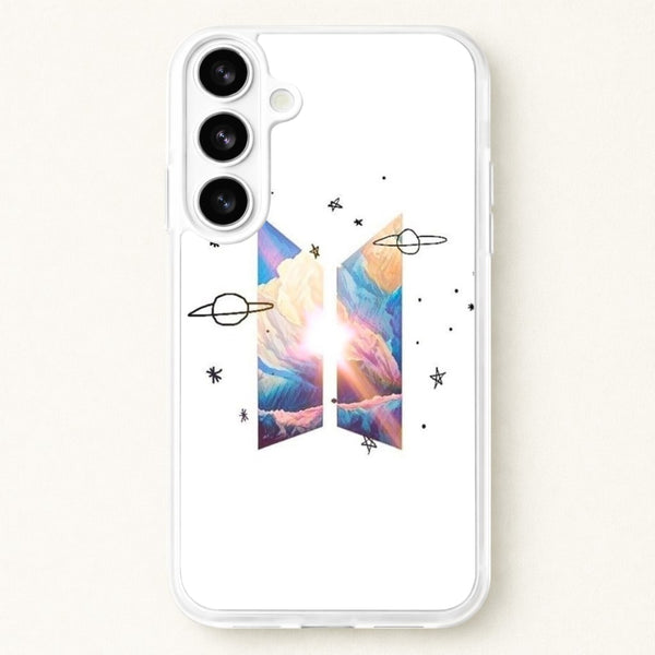Space K-Pop Band Logo Phone Case for Galaxy S26 Plus