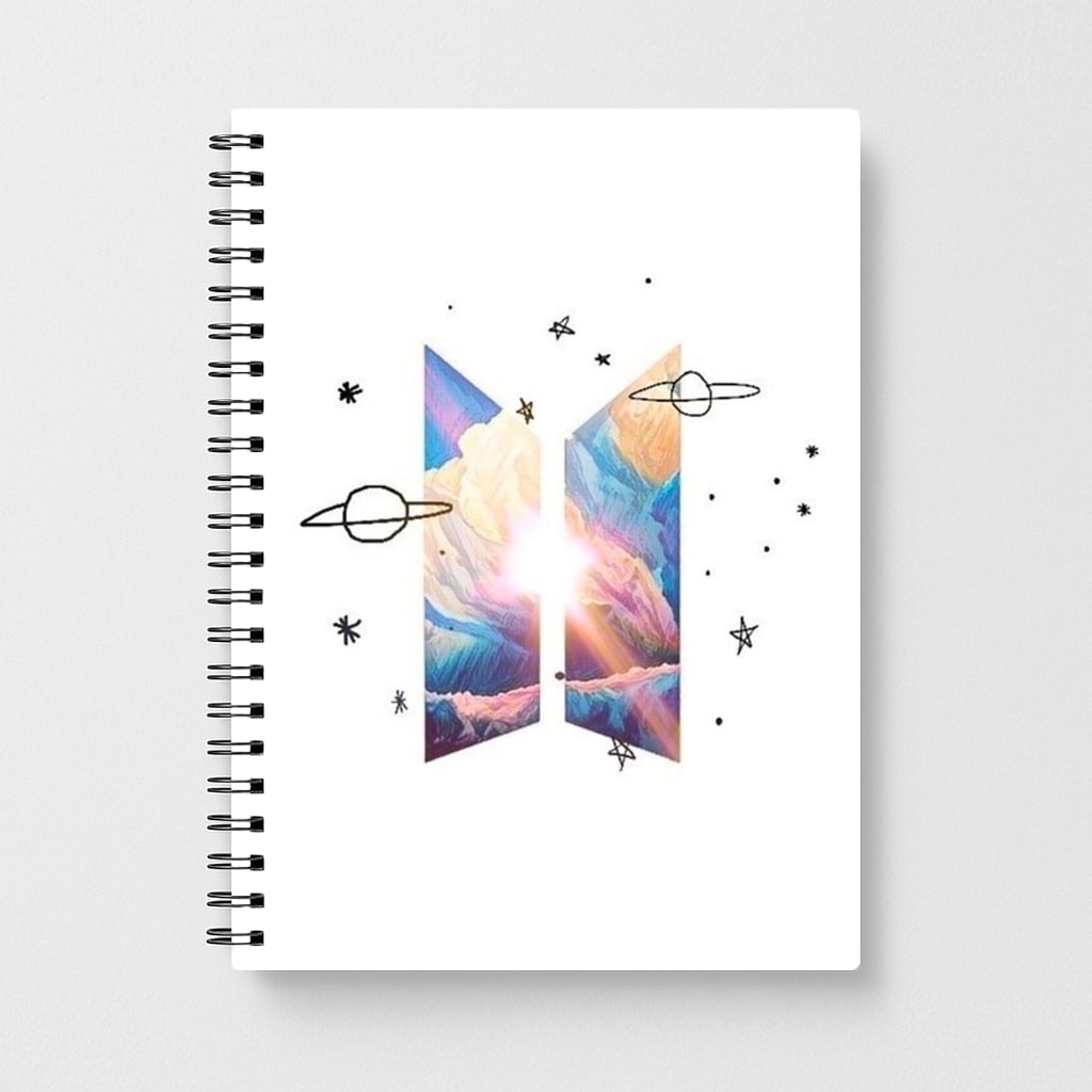Space BTS Logo Notebook - Fun Cases