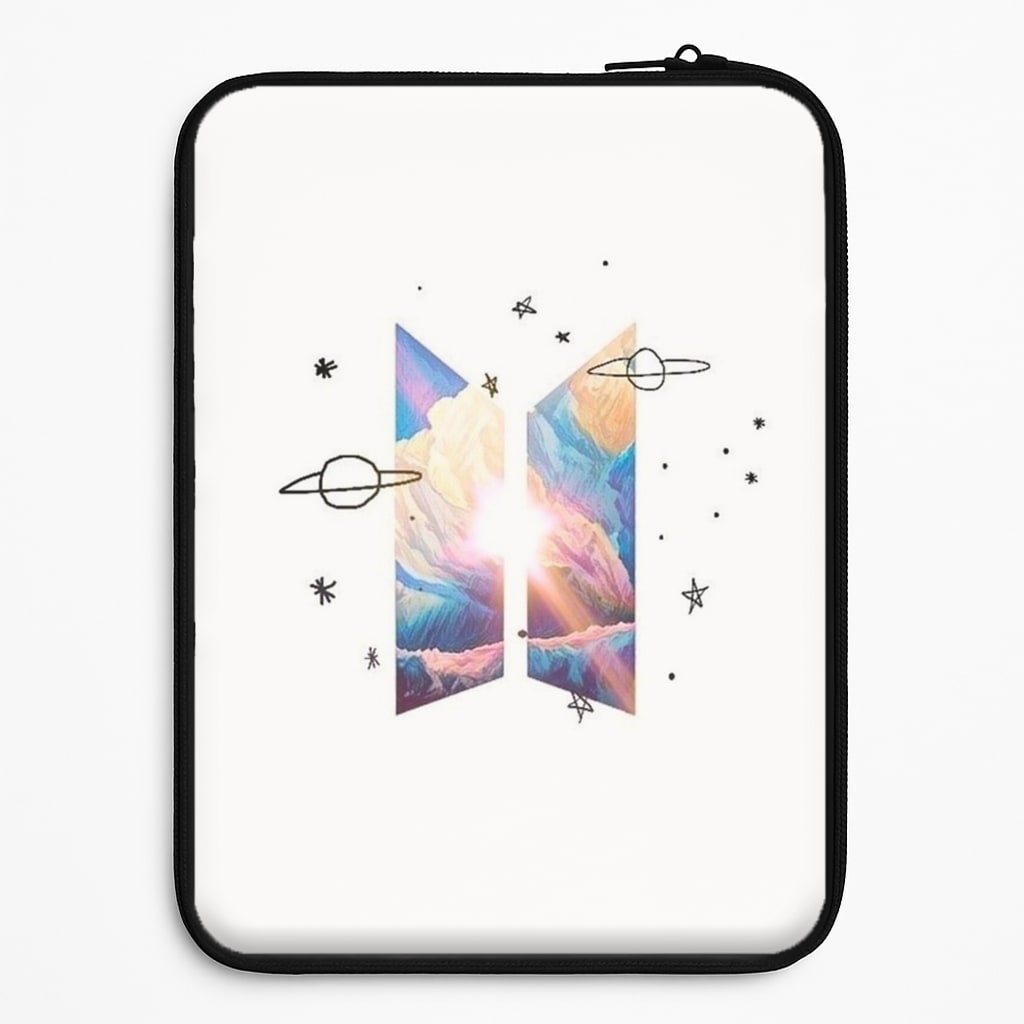 Space K-Pop Band Logo Universal Laptop Sleeve