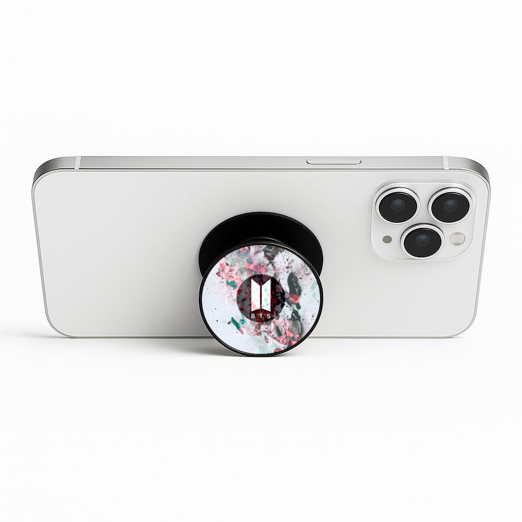 K-Pop Band Marble Logo Phone Stand