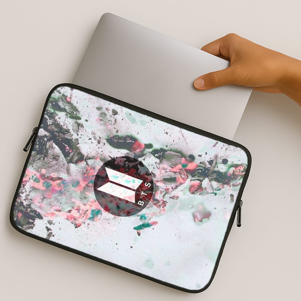 K-Pop Band Marble Logo MacBook Case