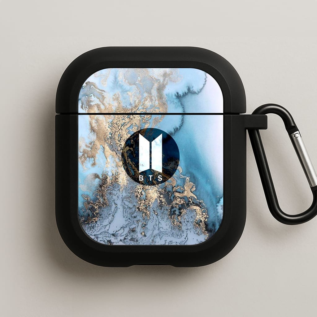 K-Pop Band Logo Marble AirPods Case