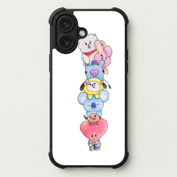K-Pop Band BT21 Drawing Phone Case — Bumper case