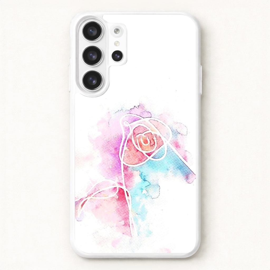 K-Pop Band Love Yourself Watercolour Painting Phone Case for Galaxy S26 Ultra