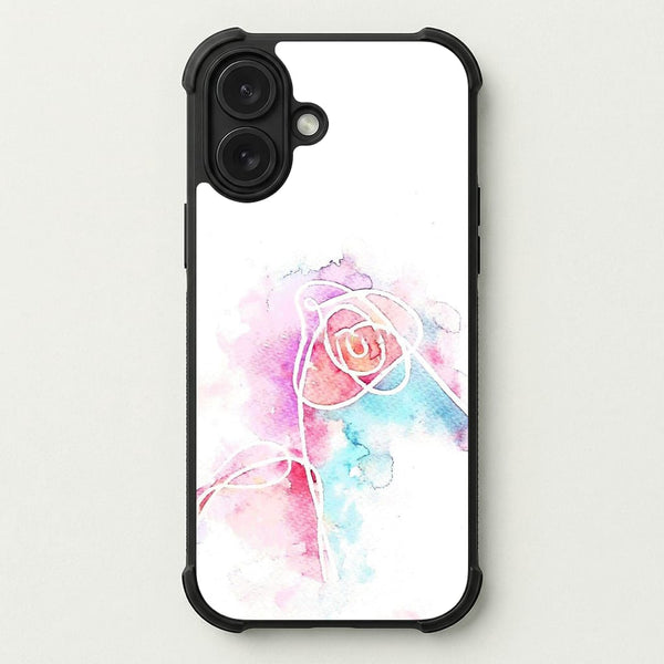 K-Pop Band Love Yourself Watercolour Painting Phone Case — Bumper case