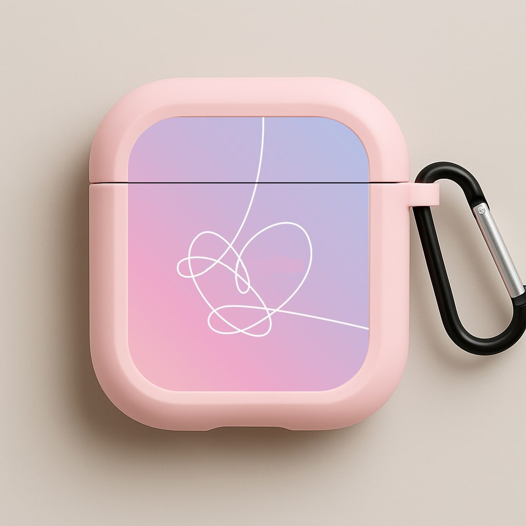 Love Yourself Answer Album - K Pop Pink AirPods Case