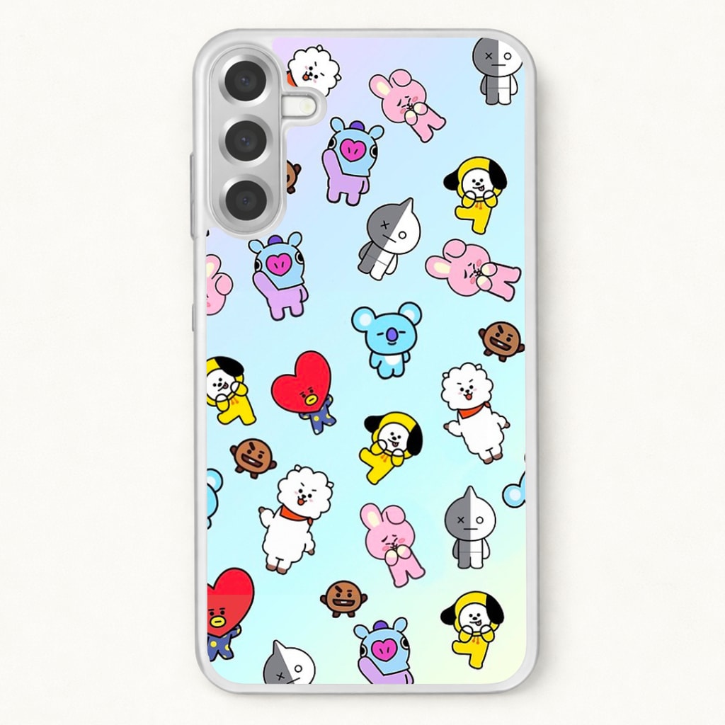 BT21 Collage - K Pop Phone Case for Galaxy A57