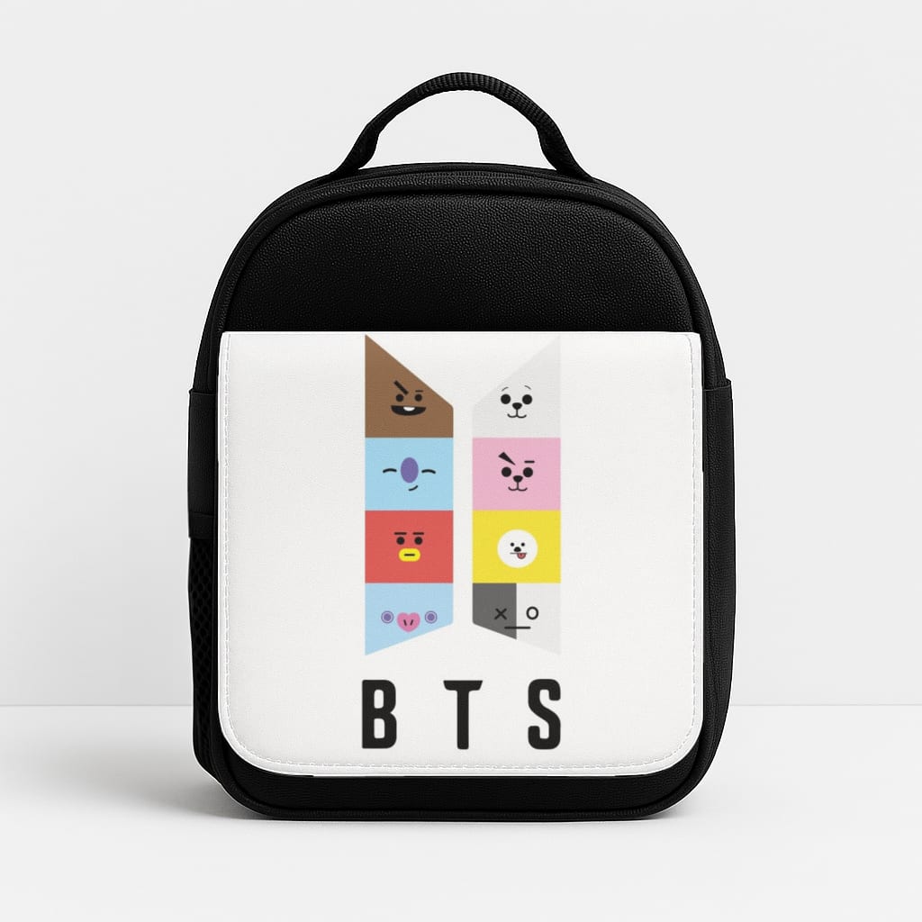 BT21 K-Pop Band Logo Insulated Lunchbox