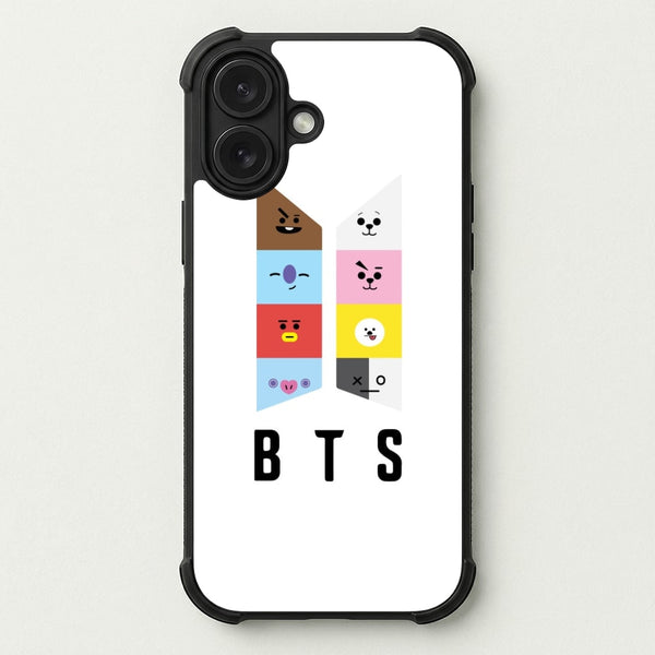 BT21 K-Pop Band Logo Phone Case — Bumper case