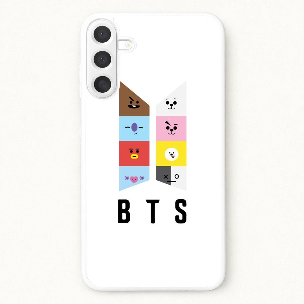 BT21 K-Pop Band Logo Phone Case for Galaxy A17
