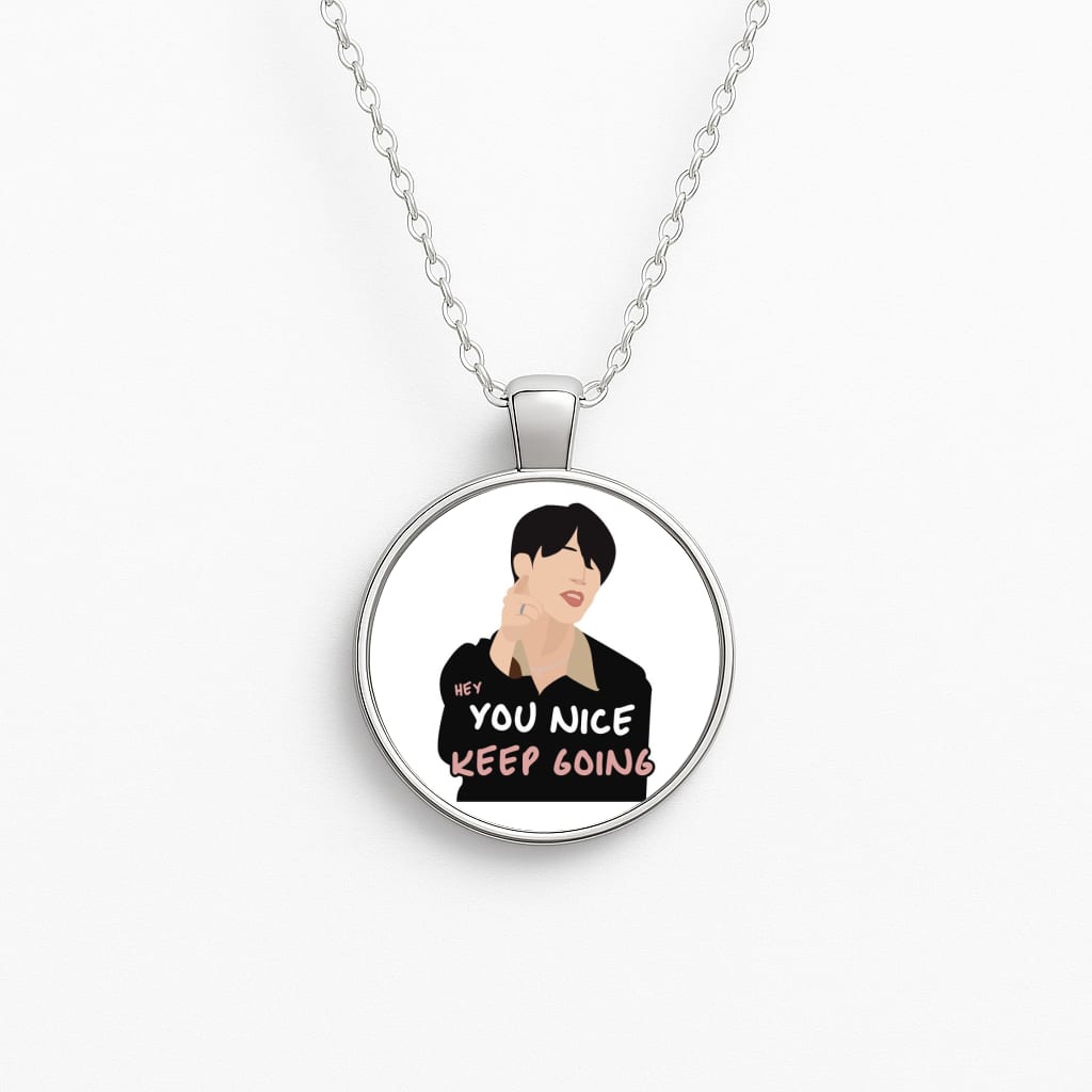 You Nice Keep Going - K Pop Circle Necklace