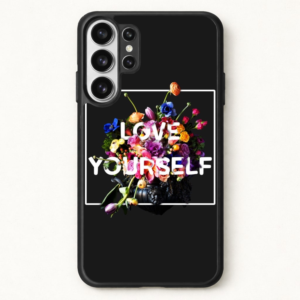 Floral Love Yourself - K Pop Phone Case for Galaxy S26 Ultra