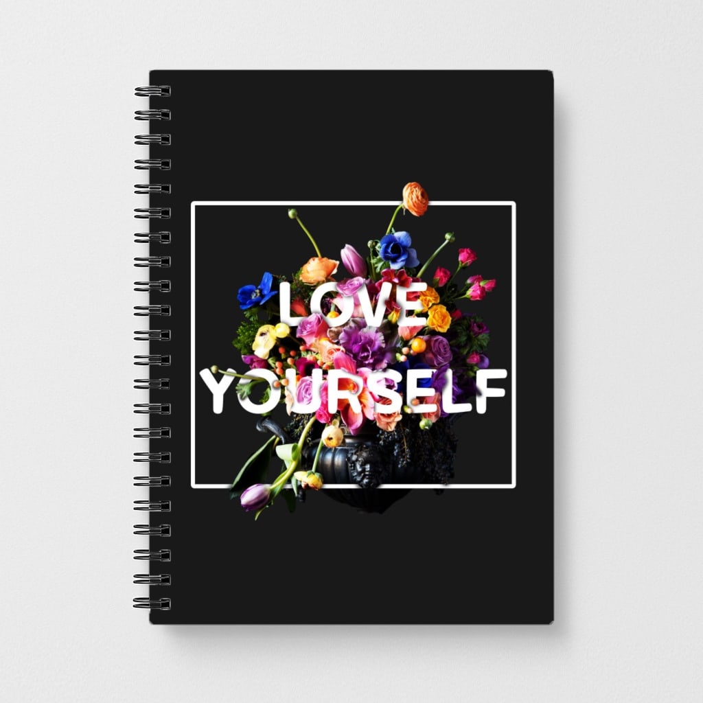 Floral Love Yourself - BTS Notebook