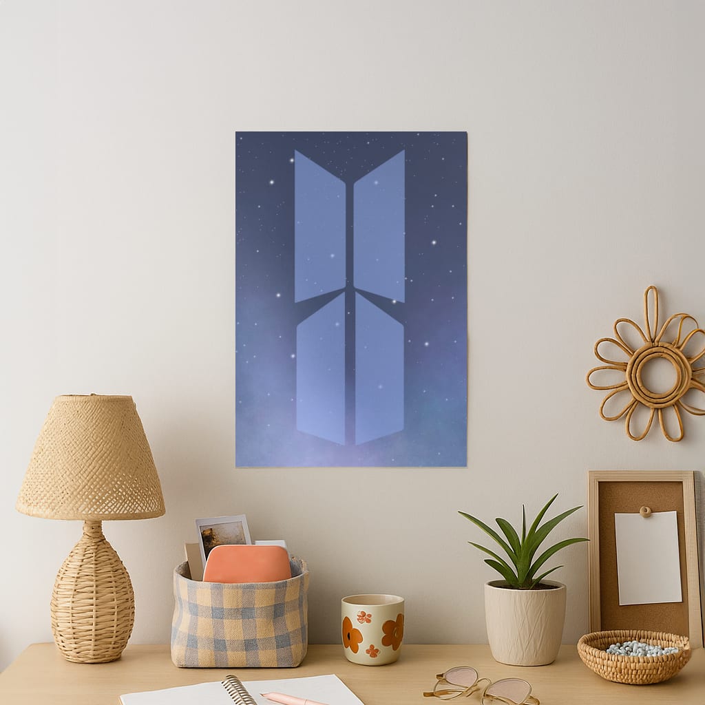 BTS Blue Night - K Pop Art Print