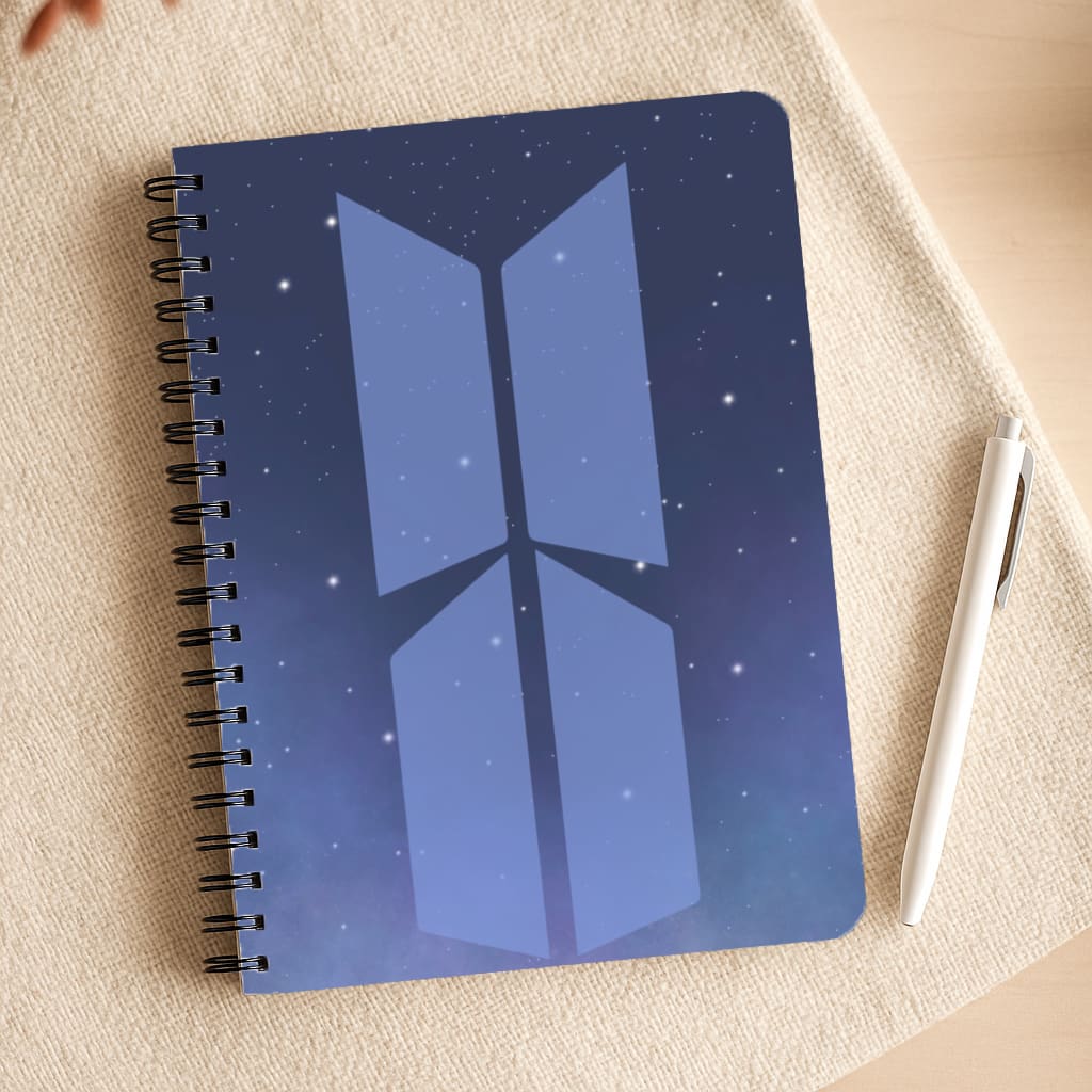 BTS Blue Night - K Pop Notepad