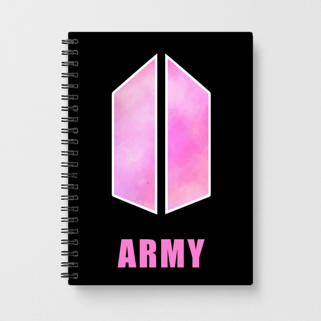 BTS Army Pink - BTS Notebook