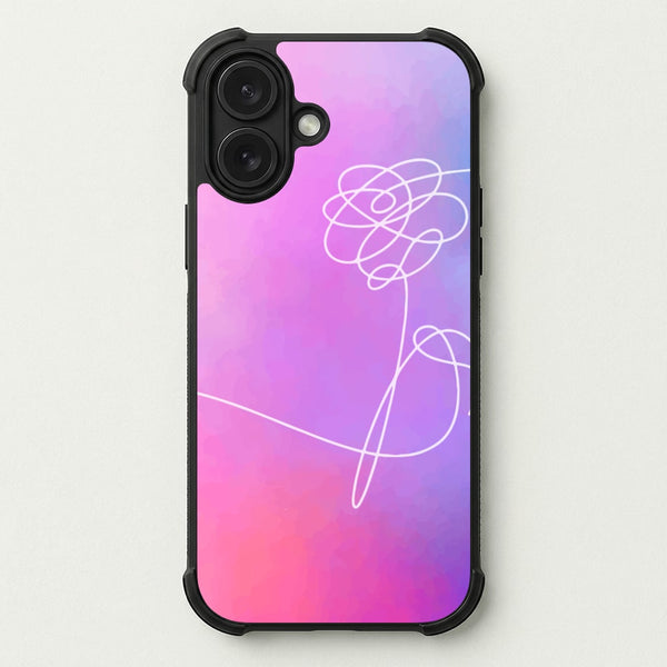 BTS Flower Pattern - K Pop Phone Case — Bumper case