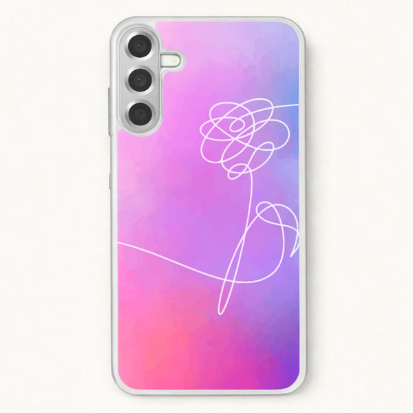 BTS Flower Pattern - K Pop Phone Case for Galaxy A17