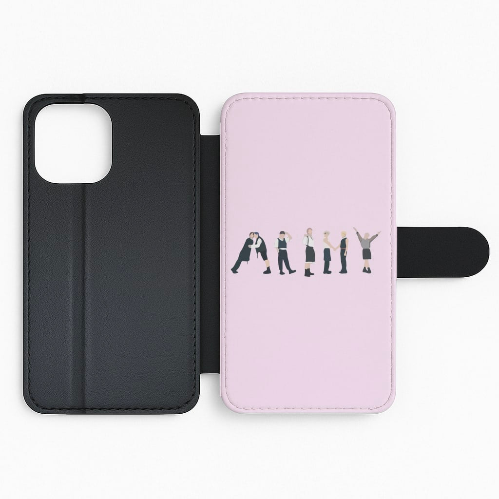 K-Pop Band Army Members Flip Phone Case