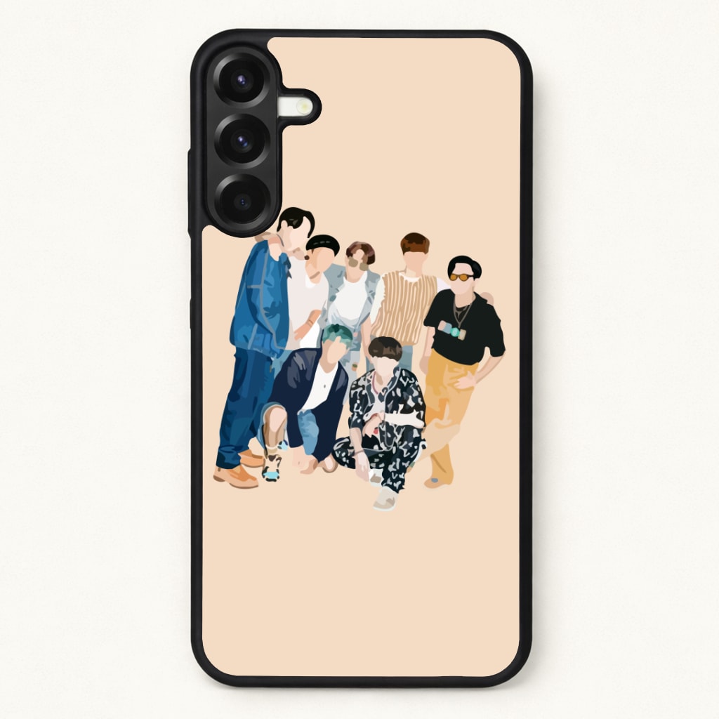 Casual K-Pop Band Band Phone Case for Galaxy A37