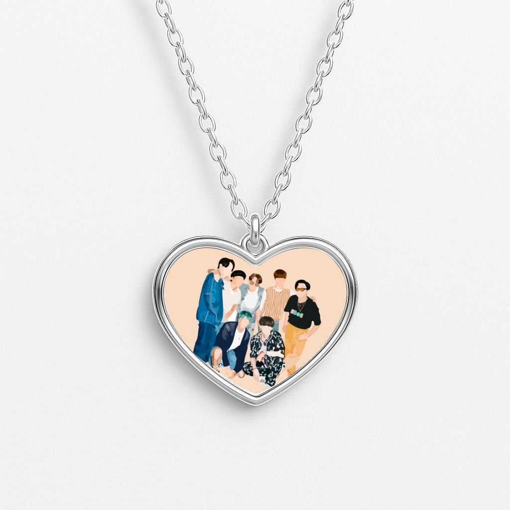 Casual K-Pop Band Band Necklace
