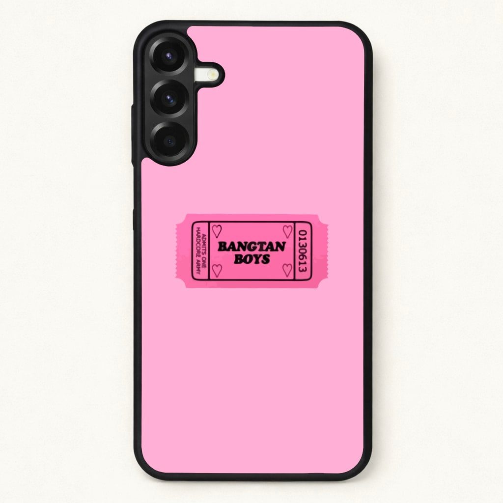 Bangtan Boys Ticket - K Pop Phone Case for Galaxy A57
