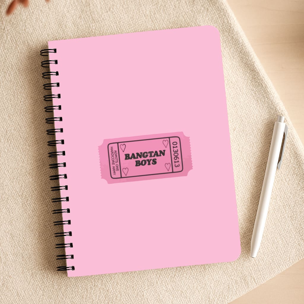 Bangtan Boys Ticket - K Pop Notepad