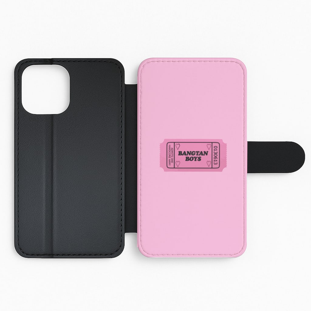 Bangtan Boys Ticket - K Pop Flip Phone Case