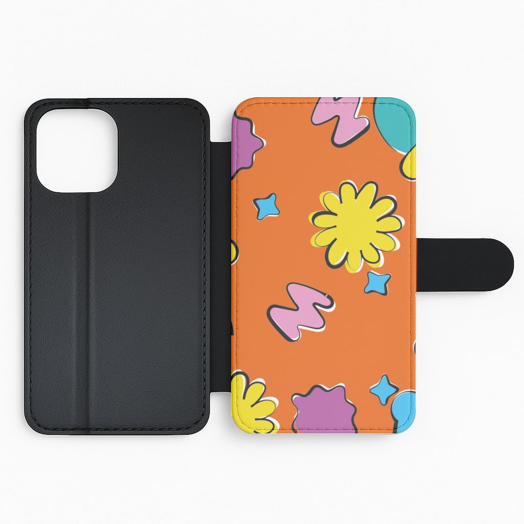 K-Pop Band Flowers Patterns Flip Phone Case