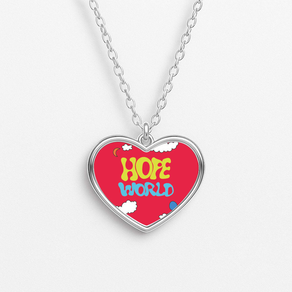 Hope World - BTS Heart Necklace