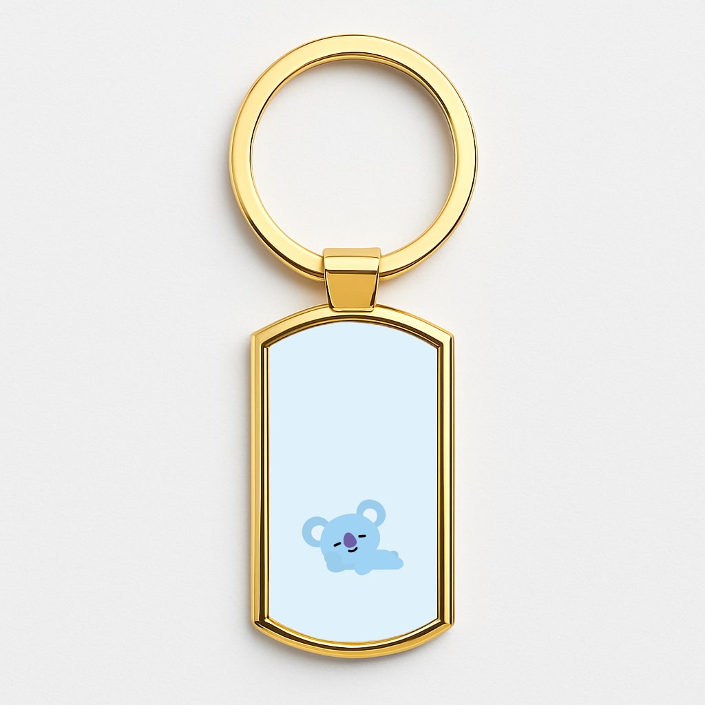 Koya 21 - K Pop Gold Keyring