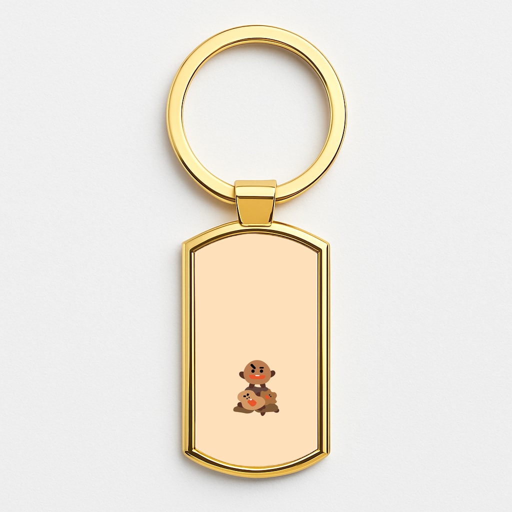 Shooky 21 - BTS Gold Keyring