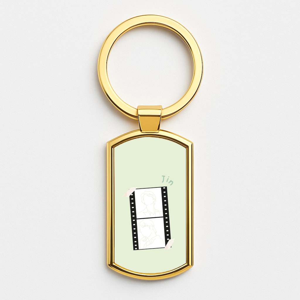 Jin - BTS Gold Keyring