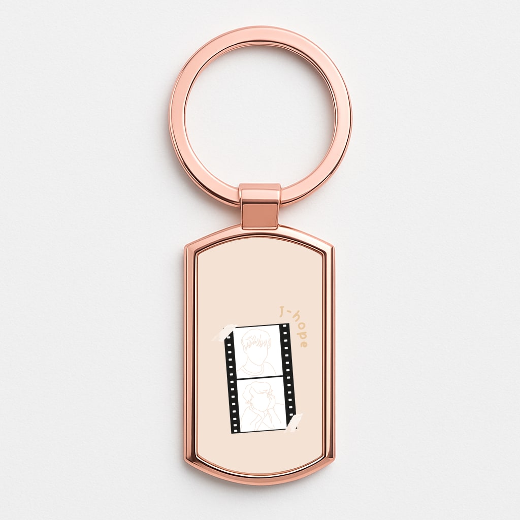 J-Hope - BTS Rose Gold Keyring