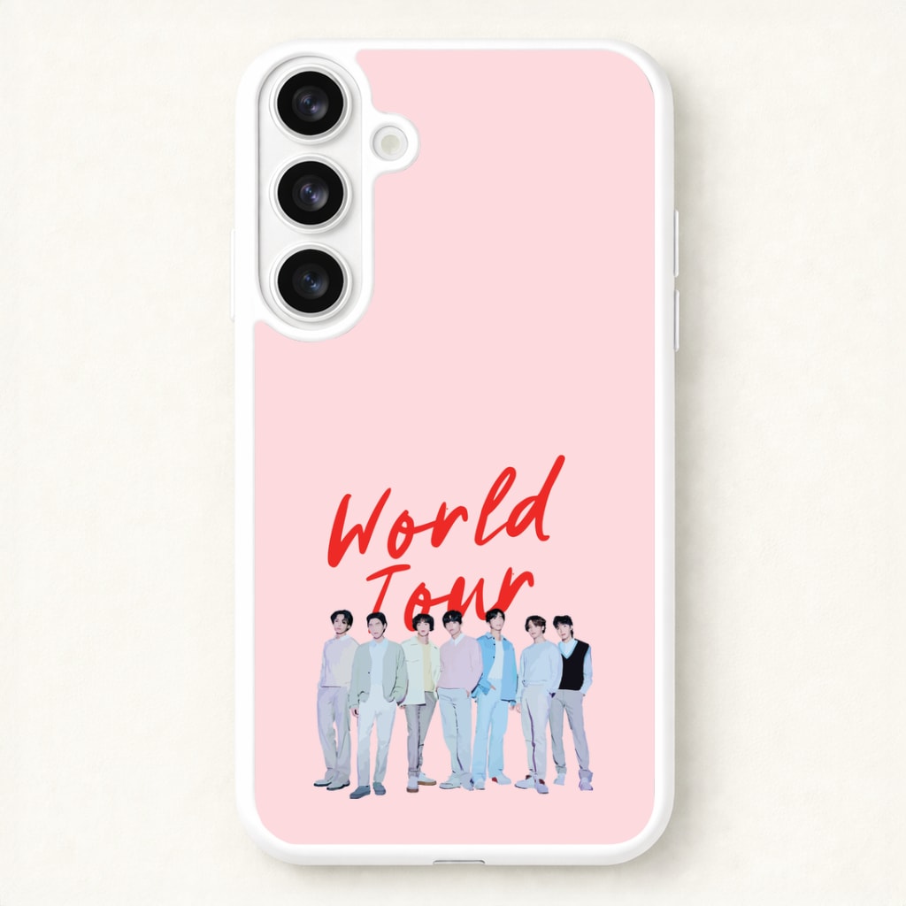 K-Pop Band Pastel Tour Phone Case for Galaxy S26 Plus