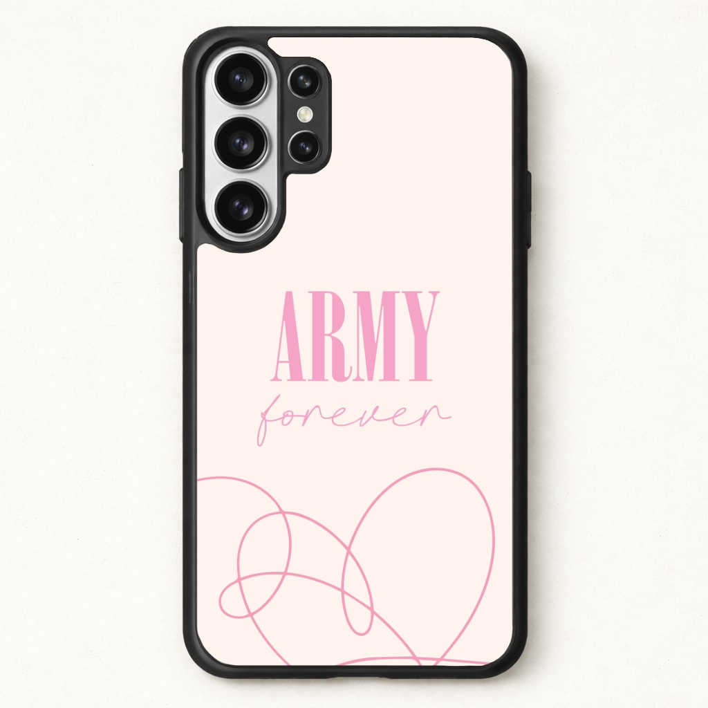 Army Forever Pink Phone Case for Galaxy S26 Ultra