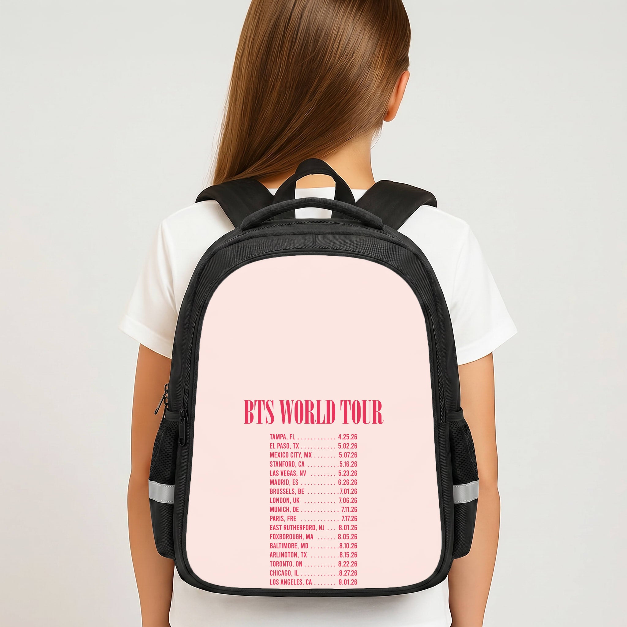 K-Pop Band World Tour List 2026 Backpack