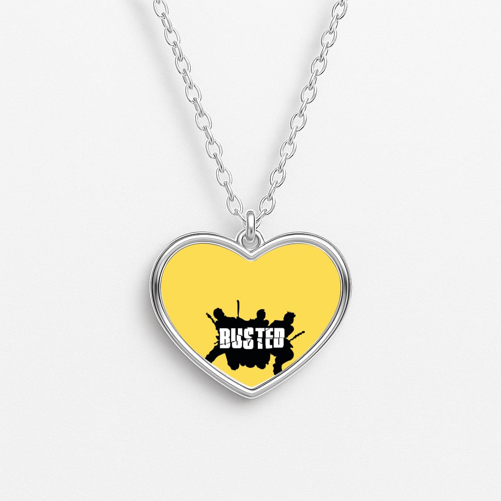 Splatter Text - Bust Band Necklace