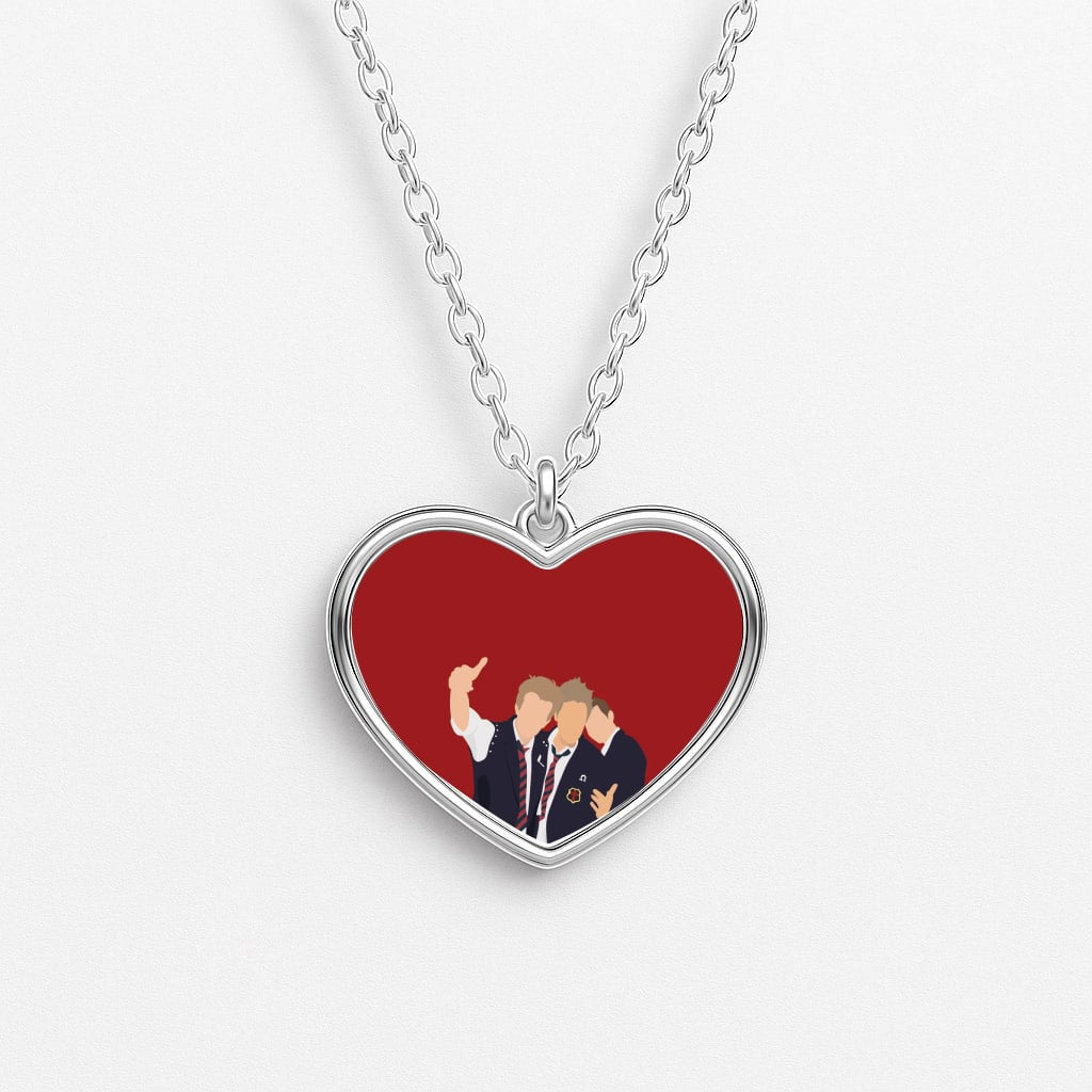 School Clothes - Bust Band Heart Necklace