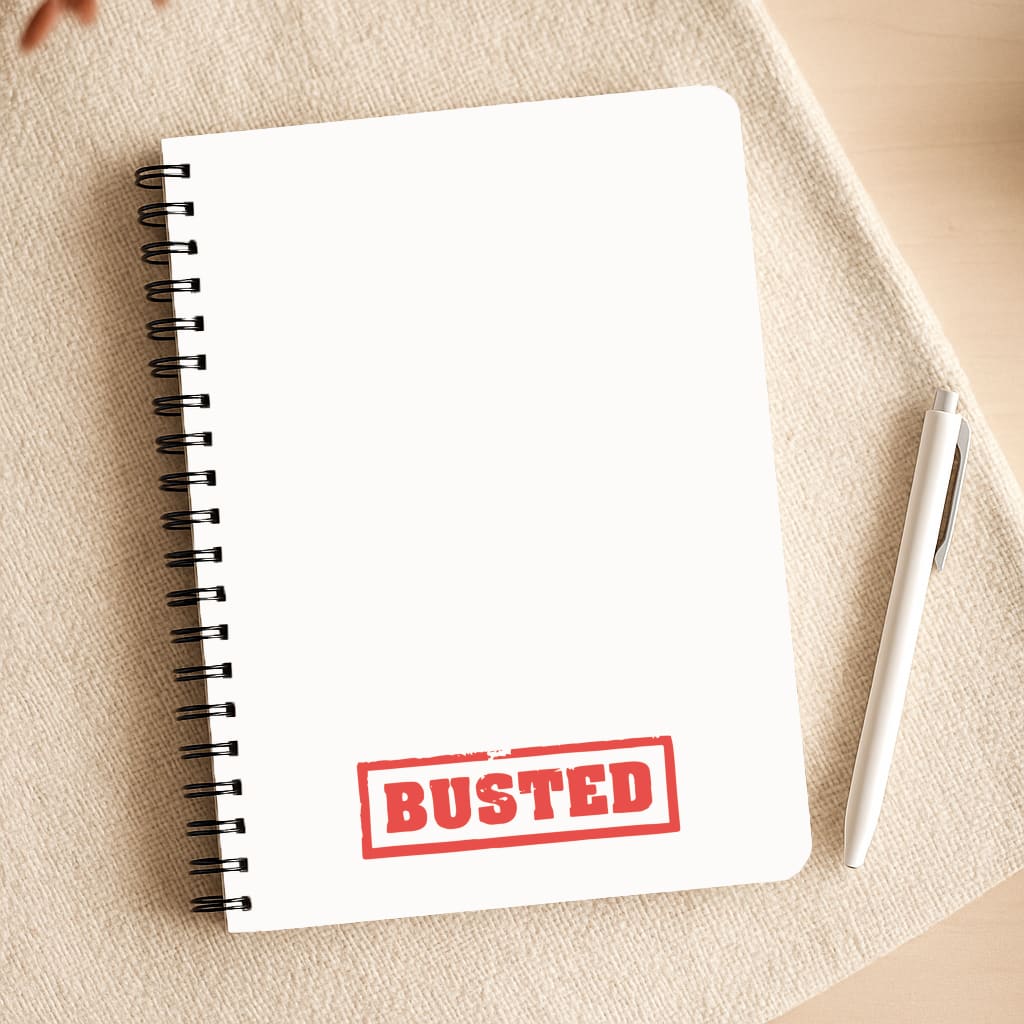 Band Logo - Bust Band Notepad