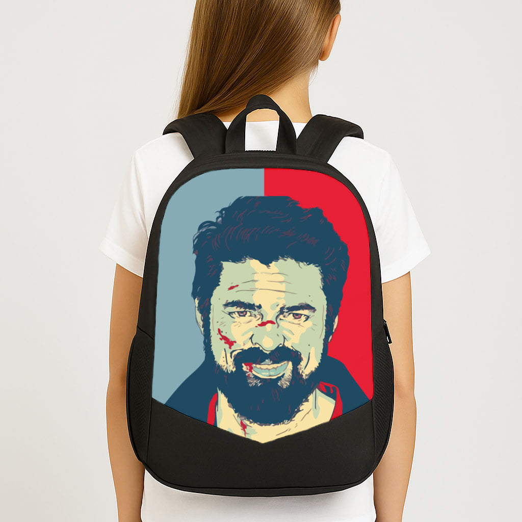 Billy Butcher Face School Bag
