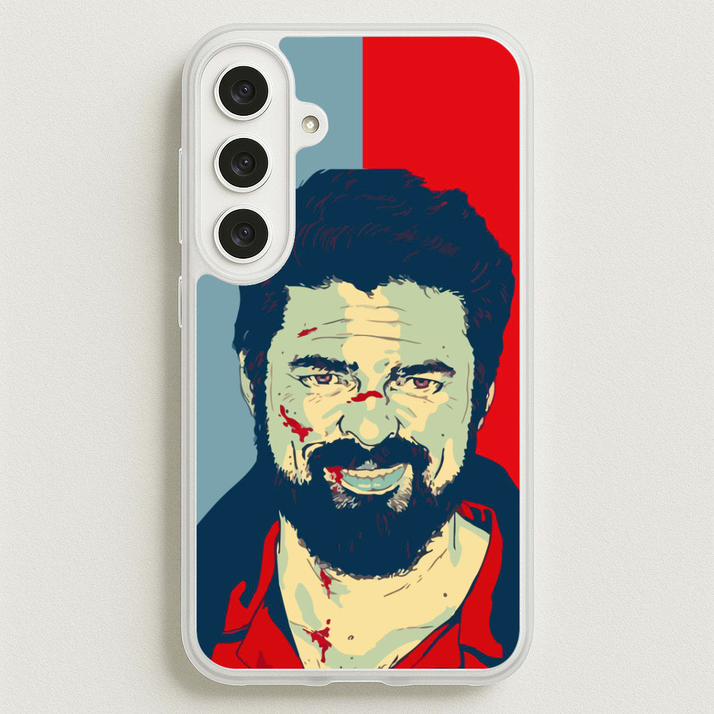 Billy Butcher Face Phone Case for Galaxy S25FE