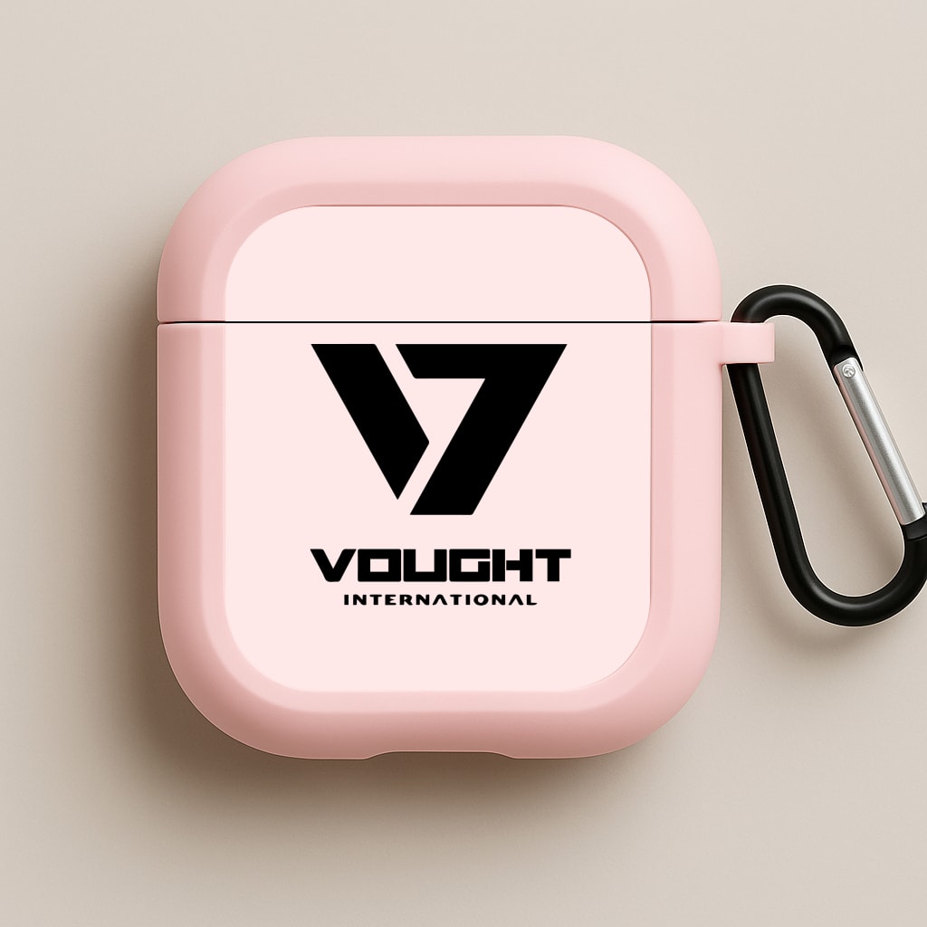 Vought Logo Pink AirPods Case