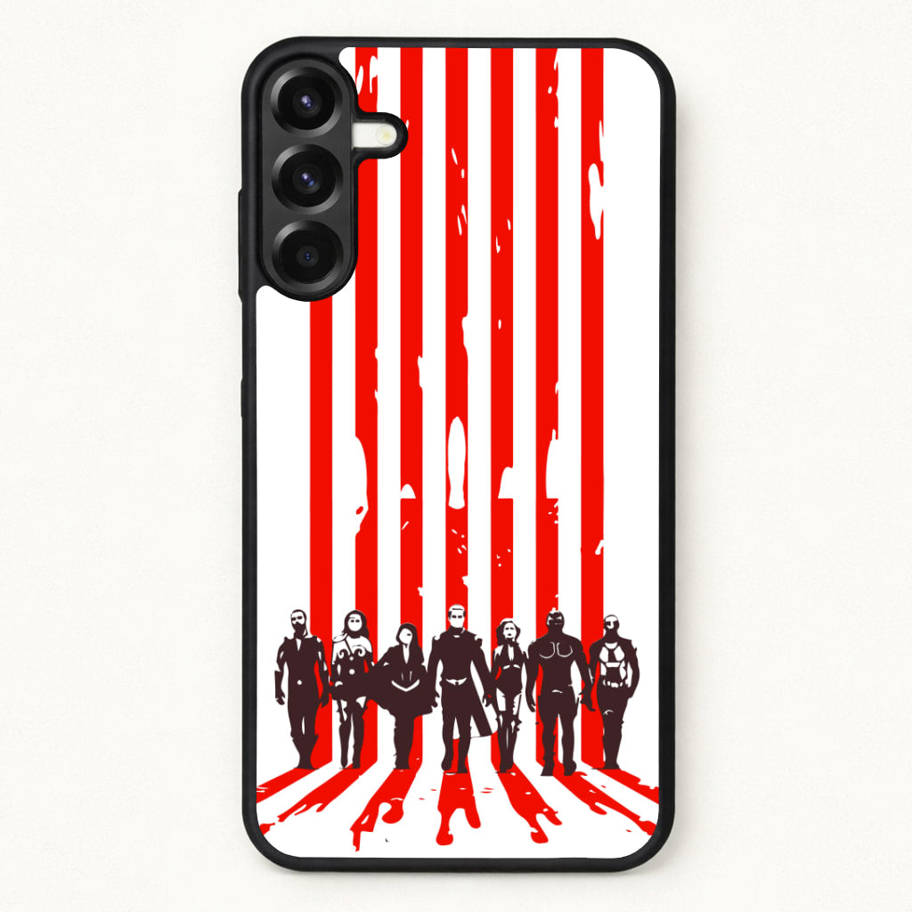 The Seven Silhouettes Phone Case for Galaxy A57