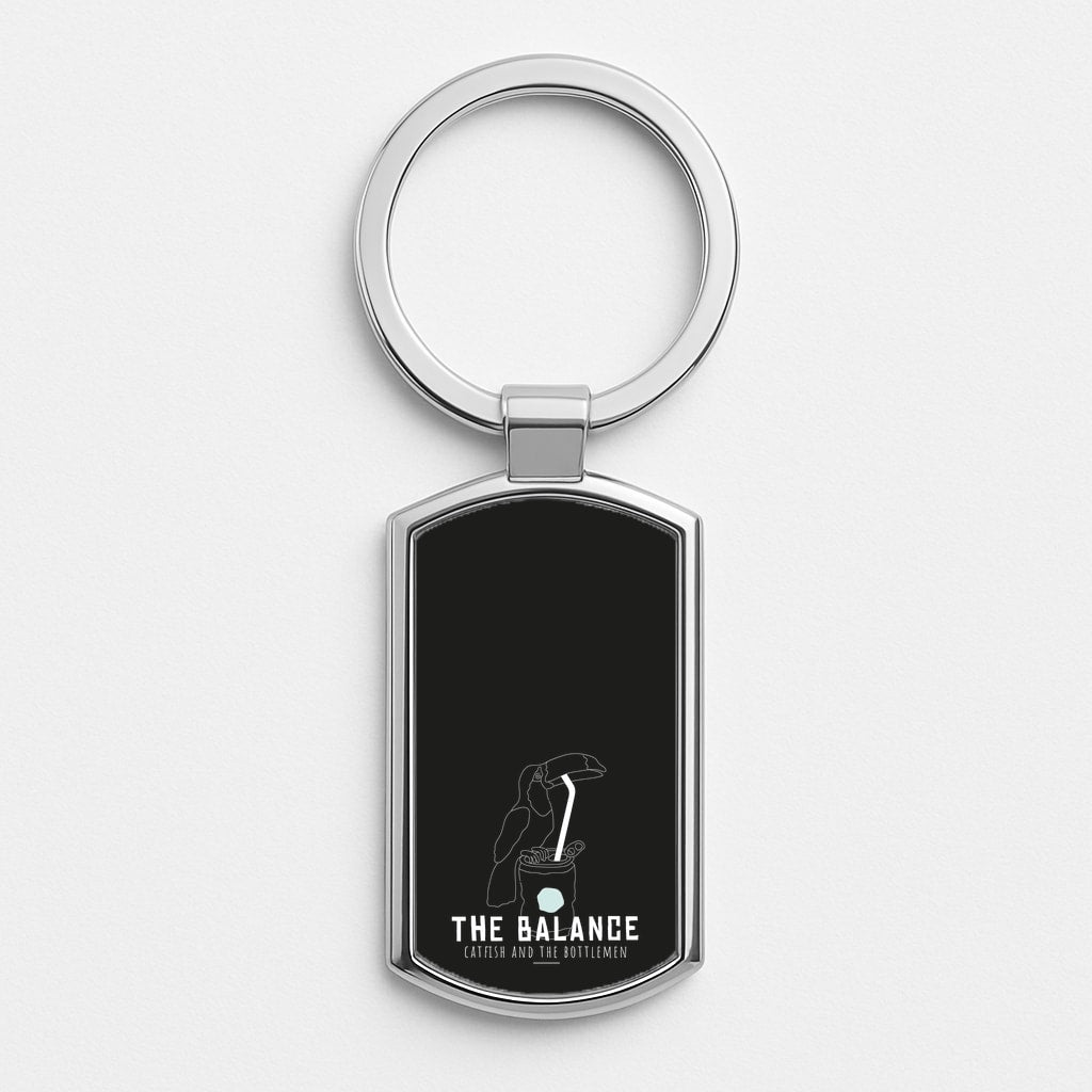 The Balance Silver Keyring