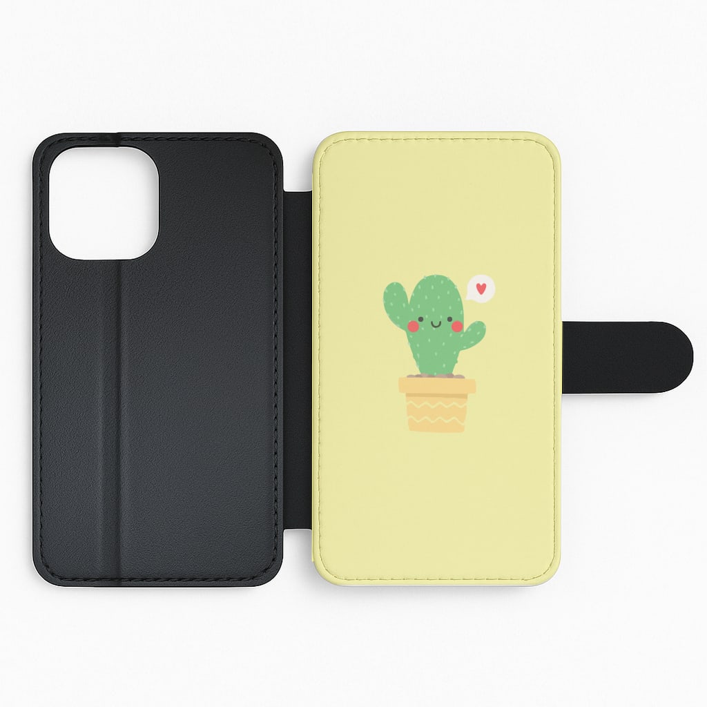 Cute Cactus Flip Phone Case